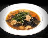 চিকেন স্যুপ উইথ নুডল্স এন্ড মিক্সড ভেজিস( chicken soup with noodles and mix veggies recipe in Bengal রেসিপির ধাপ 7 ছবি