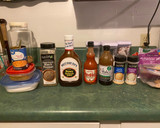 A picture of step 2 of My awsome bean and bacon soup.