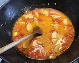 Une image de l'étape 11 de Poulet aux poivrons rouges crème et parmesan.