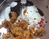 A picture of step 1 of Black sesame cake with jaggery.