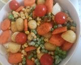 A picture of step 5 of Chicken roast with veggies.