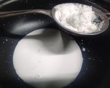 A picture of step 2 of Purple yam halwa with coconut milk.
