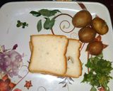 A picture of step 1 of Aloo bharta grill sandwich.