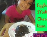 A picture of step 9 of Eggless Molten choco lava cake.