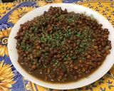 Une image de l'étape 14 de Pois chiches bruns aux tomates, oignon et épices.