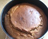 A picture of step 6 of Eggless whole-wheat apple upside down cake.