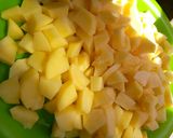 A picture of step 3 of Irish potato pot.
