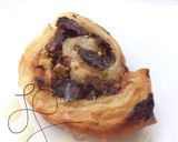A picture of step 5 of Medjool Dates With Blue Cheese Roll Puff Pastry Pinwheel.