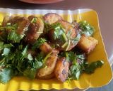 A picture of step 7 of Dilli ki sardi aur sakharkandi ki chaat (Shakarkandi Chaat).