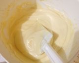 A picture of step 9 of Air light fluffy chiffon cake using waterbath baking method.