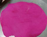 A picture of step 1 of Beetroot Chorafali.