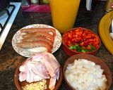 Foto del paso 3 de la receta: Arroz mixto con pollo, sepia, gambas y chirlas