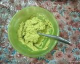 A picture of step 1 of Green Peas Dhokla.