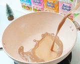 Foto langkah ke 2 dari resep Pudding Pisang Vla coklat.
