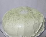 Foto langkah ke 14 dari resep Greentea Hokkaido Cheese cake.