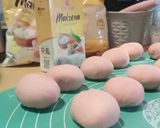 Foto langkah ke 3 dari resep Bakpao Ubi Gradasi.