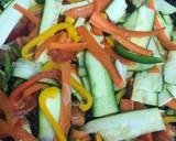 Foto del paso 4 de la receta: Tallarines veganos con verduras