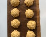 A picture of step 10 of Melonpan.