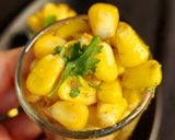 A picture of step 1 of Masala Corn.