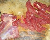 Foto langkah ke 1 dari resep Daging Sapi Cabe Ijo Endez.