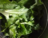 A picture of step 1 of Moongdal-Spinach Dosa.