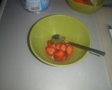 A picture of step 2 of Berry bomb Trifle.