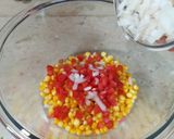 A picture of step 11 of Corn chaat cups (street style).