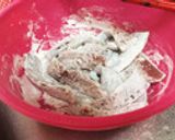 A picture of step 2 of Broiled Pacific sauries.
