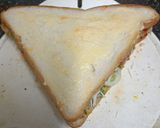 A picture of step 6 of Schezwan Cheese Toast Sandwich (A Mumbai road-side delight).
