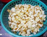 A picture of step 1 of Dry masala aloo.