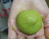 A picture of step 13 of Spinach cheese balls with Mediterranean chickpea salad.