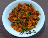 A picture of step 4 of Matar Paneer Bhurji.