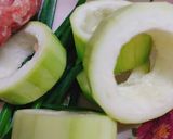 Hình bước làm 3 của món Chả cá thác lác hấp bầu