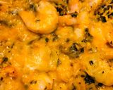 A picture of step 6 of Spinach and Shrimp Rice Bake.