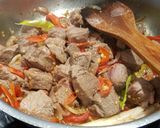 Foto langkah ke 3 dari resep Daging Sapi rawit merah.