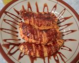 Foto langkah ke 6 dari resep Pisang Pasir Cokelat Keju Praktis.