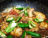 A picture of step 4 of Chicken karahi.
