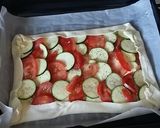 Foto del passaggio 6 della ricetta Torta salata zucchine e pomodori