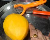 A picture of step 1 of Mango Shrikhand.