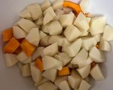 Foto del paso 1 de la receta: Puré de Zapallo con Bife al Ajo
