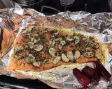 A picture of step 4 of Mum's oven baked Salmon.