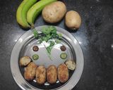 A picture of step 3 of Khalva (Banana and Potato Cutlet).