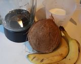 Foto del paso 1 de la receta: Batido de coco natural