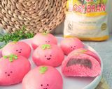 Foto langkah ke 6 dari resep Bakpao Tomaticon (tomato emoticon).
