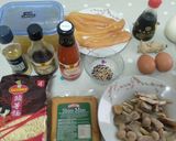 Foto del paso 1 de la receta: Ramen de miso, pollo crujiente y shiitake
