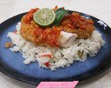 Foto langkah ke 7 dari resep Nasi Jeruk dengan Ayam Geprek.