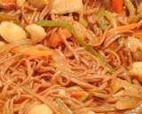 Foto del paso 6 de la receta: Pollo con almendras y fideos soba