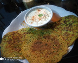 A picture of step 8 of Split yellow moong dal cheela/dhirde.