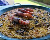 Foto del paso 8 de la receta: Arroz con gambas rojas y setas