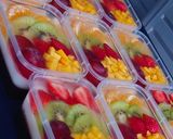 Foto langkah ke 6 dari resep Puding Buah, Puding Susu, dan Puding Coklat.